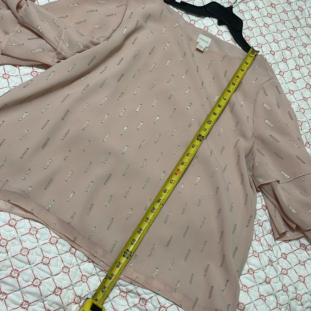 Chico statement sleeve and metallic blouse - Picture 6 of 6